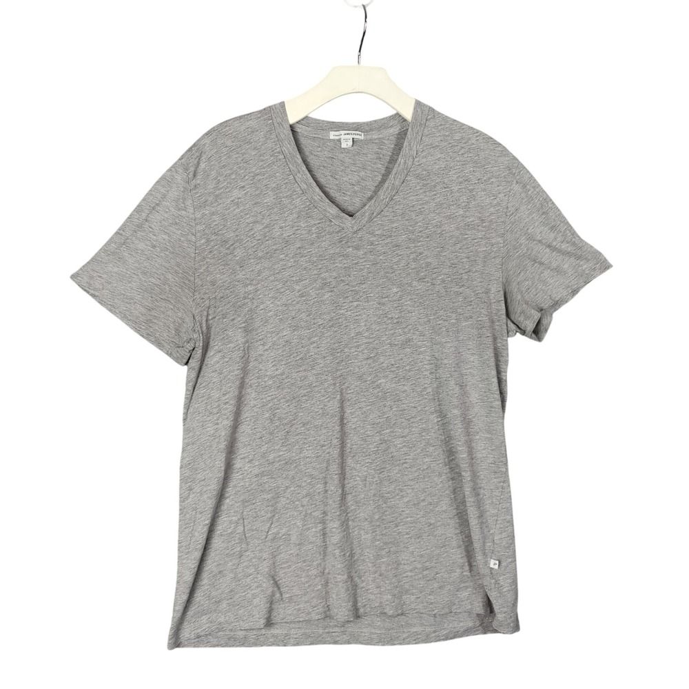 James Perse Heather Gray V-Neck Tee